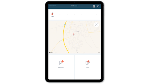 Android application Cirrus Field Sales screenshort
