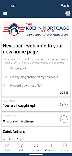Android application Koehn Mortgage Group screenshort