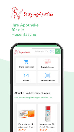 Android application Spitzweg Apotheke Herzogenrath screenshort