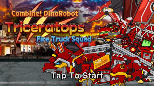 Triceratops - Combine! Dino Robot Fire Truck Squad screenshots 1