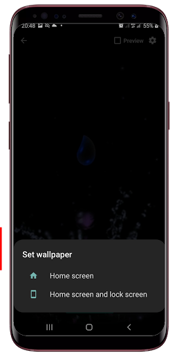 Water Drop LIve Wallpaper Screen 3