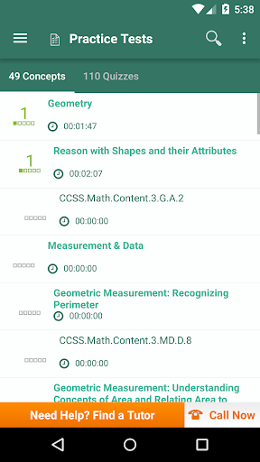 Common Core Math 3rd Grade Screen 2