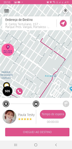 Android application Mulher Driver Passageiro screenshort