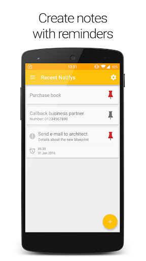 Android application Note Reminder - Easy Notify screenshort