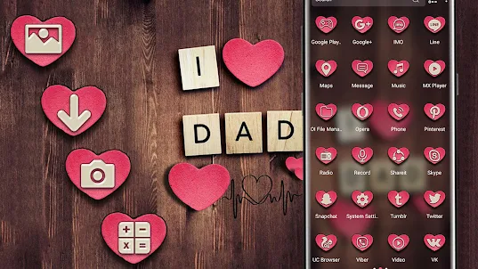 Love Dad Theme Launcher