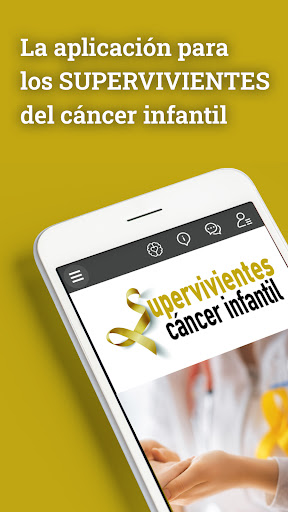 Android application Supervivientes Cáncer Infantil screenshort