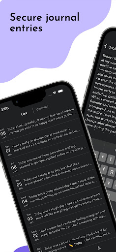 Android application A Journal A Day screenshort