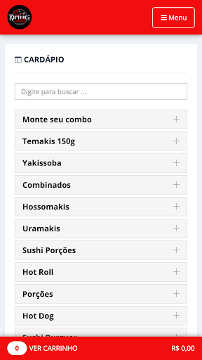 Kirinus sushi Screen 2