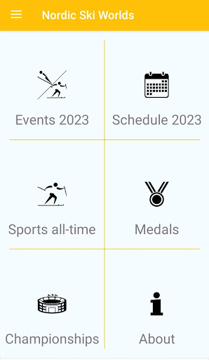 Android application Nordic Skiing Worlds screenshort