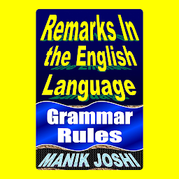 Obraz ikony: Remarks in the English Language: Grammar Rules