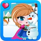Princess Catch Frozen Snowman icon