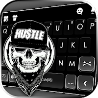 Тема для клавиатуры Hustle Gangster Skull