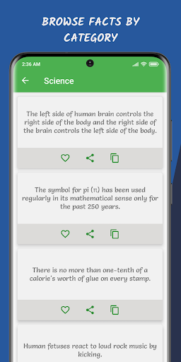 Facts - Did You Know ? Screen 2
