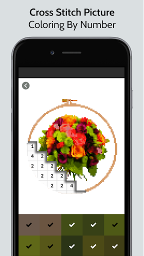 Cross Stitch Picture Coloring