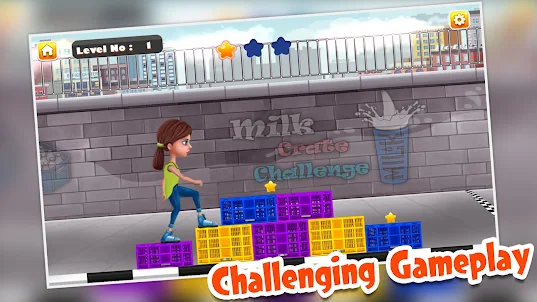 Milk Crate Challenge 2D game