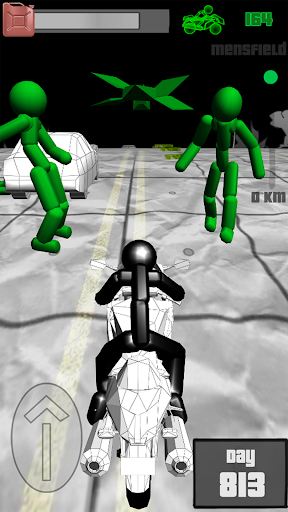Stickman Zombie: Moto Racing Screen 3