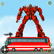 Police Robot Bus Transformation Car Game  Icon