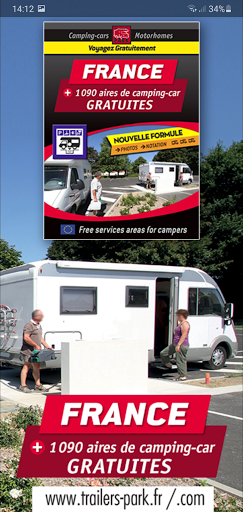 Android application Trailer's PARK - Guide Camping screenshort