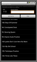 screenshot of Simple Metronome