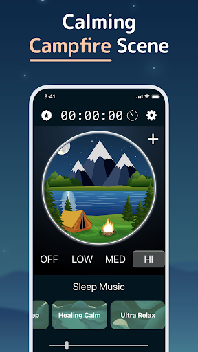 Screenshot of Bedtime Fan White Noise Aid