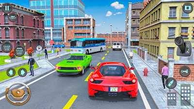 Modern Car Driving School Game poster 23