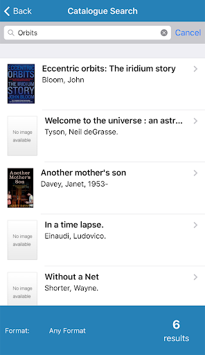 DLR Libraries Screen 3