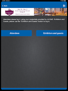 AAOMS Events Screenshot