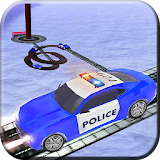 Police Car Impossible Tracks Driving Test icon