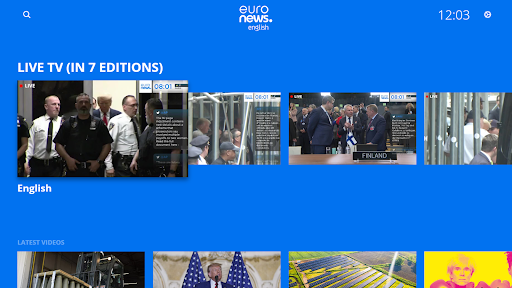 Euronews TV - Live News Screen 3