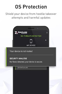 ZoneAlarm Mobile Security Bildschirmfoto