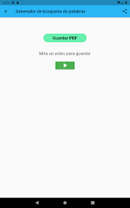 Screenshot 16 Generador de Búsqueda de Palab android