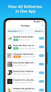 Package Tracker - Fedex, USPS, UPS, Wish, DHL, TNT  Screenshots 2