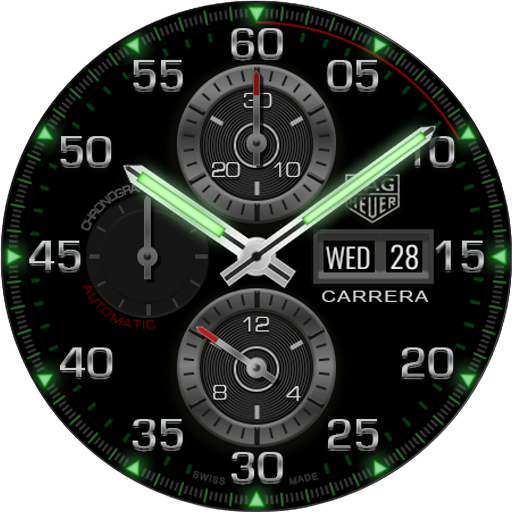 Analog CARRERA Watchface Wear