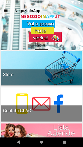 Android application NegozioInApp screenshort