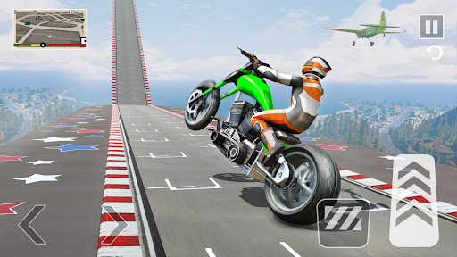 Mega Ramp Stunt Bike Games 3D Screen 3
