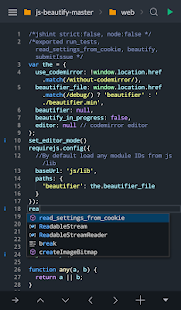 Spck Code Editor / JS Sandbox / Git Client android2mod screenshots 1