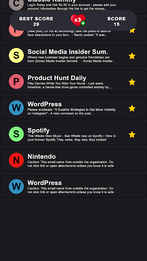 Spam Runner Screen 2
