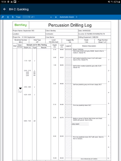 OpenGround Data Collector Screen 2