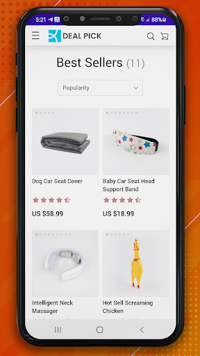 Android application DealPick screenshort