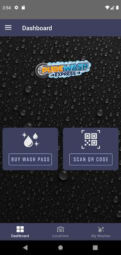 Android application Purewash Express screenshort
