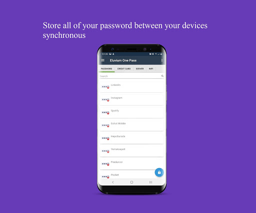 Android application Eluvium Password Manager screenshort