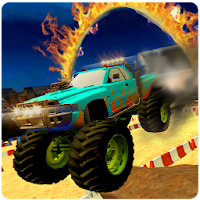 Monster Truck Destruction Derby Stunts