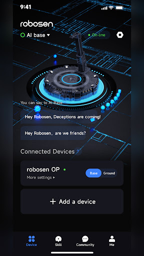 Android application robosen AI screenshort