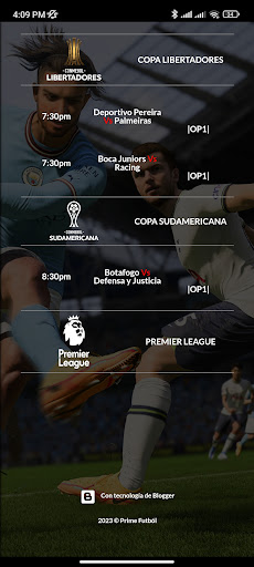 Prime Futból: Ver partidos Screen 3