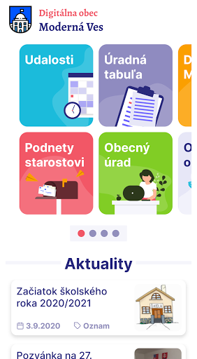 Android application Moderná Ves screenshort