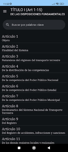Ley de Transporte Terrestre Screen 2