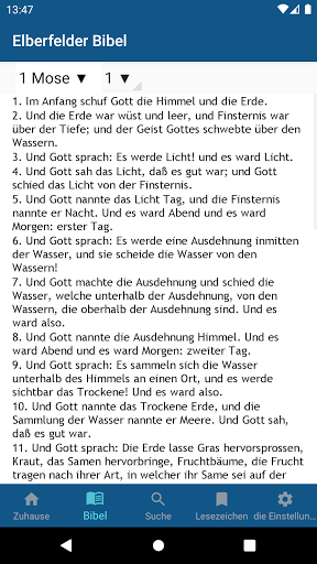 Android application Elberfelder Bibel screenshort