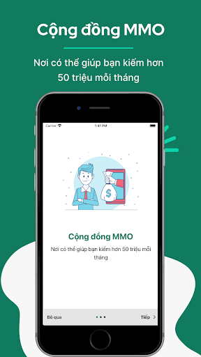 Android application Money360 - Cộng đồng MMO screenshort