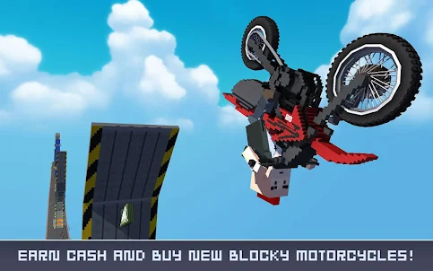 Blocky Crazy Stunt Jumper