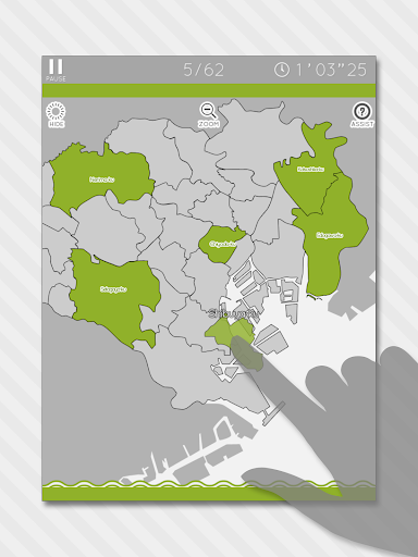Enjoy Learning Tokyo Map Puzzle 3.2.3 screenshots 6